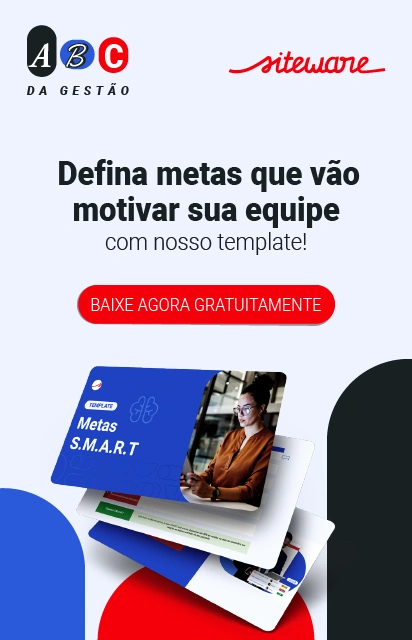 Banner do template de metas SMART para download